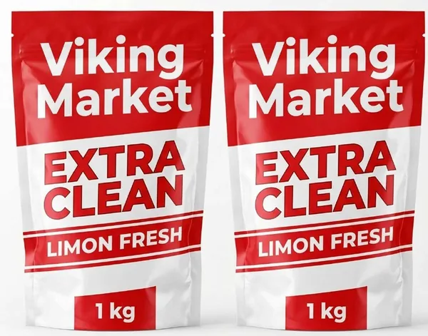 Detergente Viking Market Extra Clean Limón 1 kg